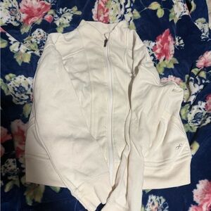 Stylish Women's Cream Bomber Jacket